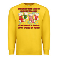 Lemon stockings were hung by chimney Premium Sweatshirt - MaliasSmallBusiness