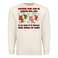 Sandshell stockings were hung by chimney Premium Sweatshirt - MaliasSmallBusiness