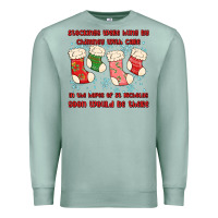 Seafoam stockings were hung by chimney Premium Sweatshirt - MaliasSmallBusiness