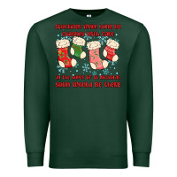 Sports Green stockings were hung by chimney Premium Sweatshirt - MaliasSmallBusiness