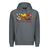 Rock peace love country american texas flag boots Premium Hoodie - AdoDesignShop