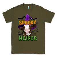 Army Green Spooky heifer halloween Classic Tee - Artiststas