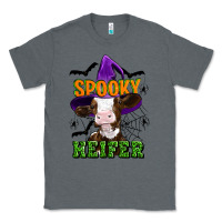 Charcoal Heather Spooky heifer halloween Classic Tee - Artiststas