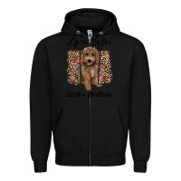 Black life is better with a maltipoo Zipper Hoodie - BarkalooDesign