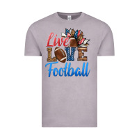 Vintage Zinc live love american football Vintage Tee - HRA Design Shop