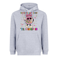 Heather Grey the party don t start til i drop in Heavyweight Hoodie - MaliasSmallBusiness