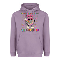 Lavender the party don t start til i drop in Heavyweight Hoodie - MaliasSmallBusiness