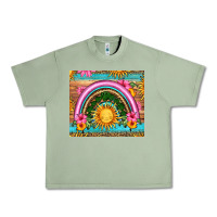 Oil Green summer rainbow Urban Heavy Tee - HRA Design Shop