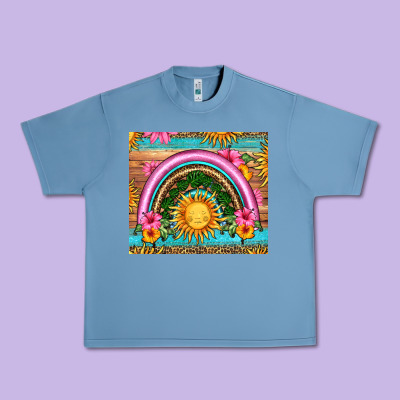 Summer Rainbow Urban Heavy Tee Designed By Hra Design Shop