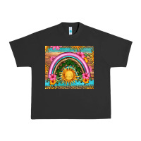 Pigment Black summer rainbow Urban Heavy Tee - HRA Design Shop