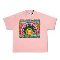 Salmon summer rainbow Urban Heavy Tee - HRA Design Shop