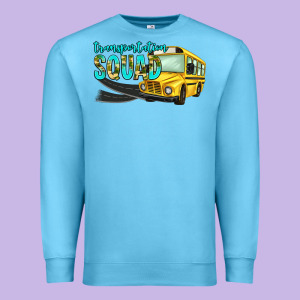 Transportation Squad Premium Sweatshirt Designed By Nancycooperartshop