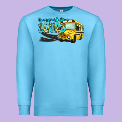 Transportation Squad Premium Sweatshirt Designed By Nancycooperartshop