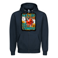 Navy Western Just A Girl Who Loves Ladybug Zipper Hoodie - LillyAllenDesigns