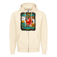 Sandshell Western Just A Girl Who Loves Ladybug Zipper Hoodie - LillyAllenDesigns