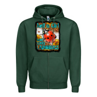 Sports Green Western Just A Girl Who Loves Ladybug Zipper Hoodie - LillyAllenDesigns