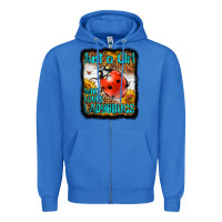 True Royal Western Just A Girl Who Loves Ladybug Zipper Hoodie - LillyAllenDesigns
