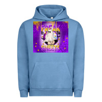 Pigment Pebble Blue Freak In The Sheets Urban Hoodie - texasbilliewilder