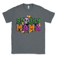 Charcoal Heather Spooky mama Classic Tee - Artiststas