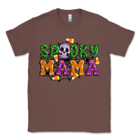 Chestnut Spooky mama Classic Tee - Artiststas