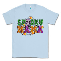 Dusty Blue Spooky mama Classic Tee - Artiststas