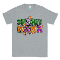 Heather Grey Spooky mama Classic Tee - Artiststas