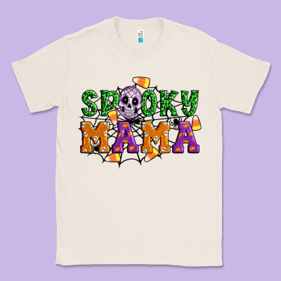 Spooky Mama Classic Tee Designed By Artiststas