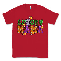 Red Spooky mama Classic Tee - Artiststas