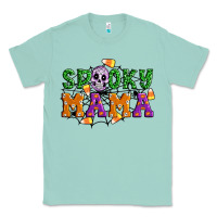 Seafoam Spooky mama Classic Tee - Artiststas
