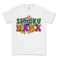 White Spooky mama Classic Tee - Artiststas