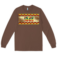 Chestnut juneteenth 1865 leopard licence plate template Long Sleeve Tee - Artiststas