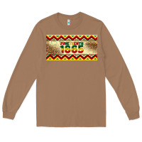 Toasted Coconut juneteenth 1865 leopard licence plate template Long Sleeve Tee - Artiststas