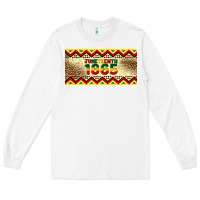 White juneteenth 1865 leopard licence plate template Long Sleeve Tee - Artiststas
