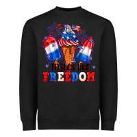 Black 4th of July ice creams tastes like freedom Heavyweight Sweatshirt - Neo Western