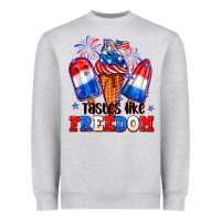 4th Of July Ice Creams Tastes Like Freedom Heavyweight Sweatshirt | Teevron