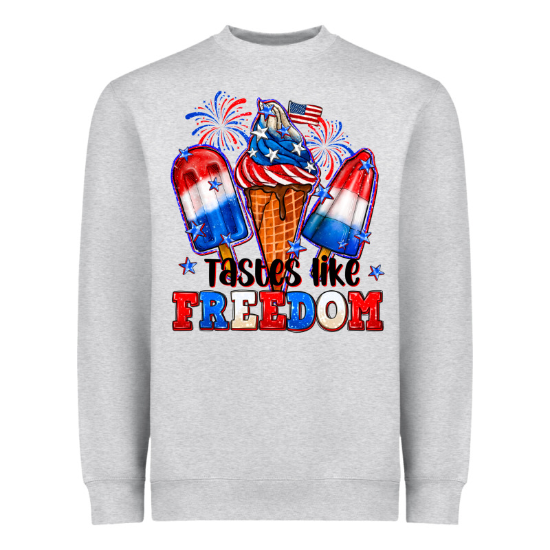 4th Of July Ice Creams Tastes Like Freedom Heavyweight Sweatshirt by Neo Western | Teevron