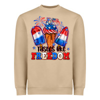 Mushroom 4th of July ice creams tastes like freedom Heavyweight Sweatshirt - Neo Western