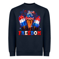Navy 4th of July ice creams tastes like freedom Heavyweight Sweatshirt - Neo Western