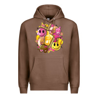 Chestnut retro softball Premium Hoodie - Artiststas