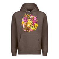 Coffee retro softball Premium Hoodie - Artiststas