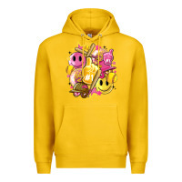 Lemon retro softball Premium Hoodie - Artiststas