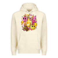 Sandshell retro softball Premium Hoodie - Artiststas