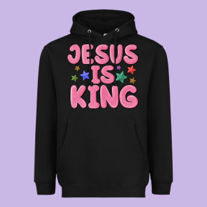 Jesus Is King Heavyweight Hoodie Designed By Maliassmallbusiness