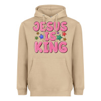 Mushroom jesus is king Heavyweight Hoodie - MaliasSmallBusiness