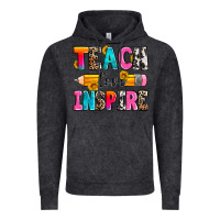 Vintage Black teach love inspire Vintage Hoodie - Zillion Design Studio