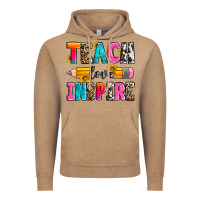 Vintage Coffee teach love inspire Vintage Hoodie - Zillion Design Studio