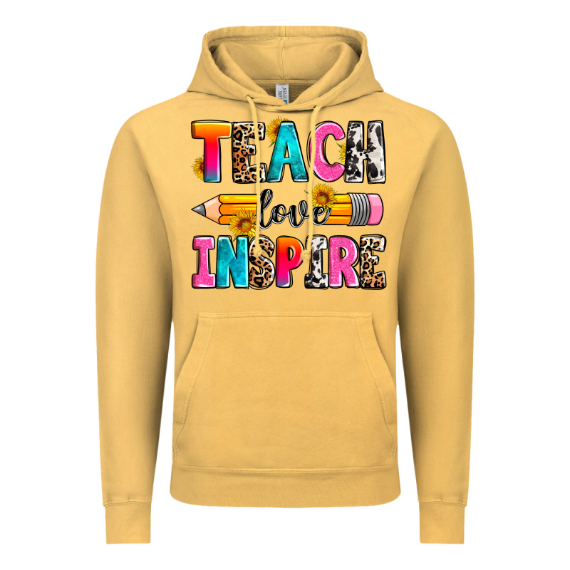 Teach Love Inspire Vintage Hoodie by Zillion Design Studio | Teevron