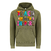 Vintage Olive teach love inspire Vintage Hoodie - Zillion Design Studio