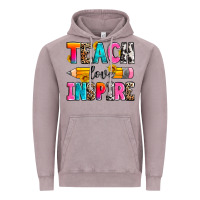 Vintage Zinc teach love inspire Vintage Hoodie - Zillion Design Studio