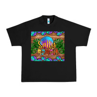 Black salty beach Urban Heavy Tee - HRA Design Shop